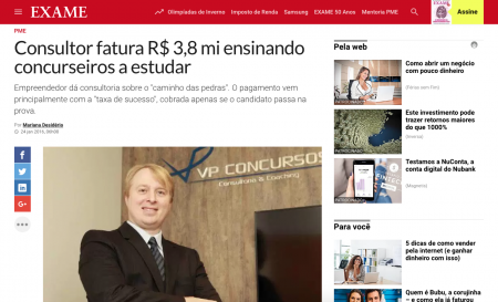 Consultor fatura R$ 3,8 Mi ensinando concurseiros a estudar