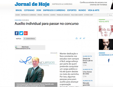 Auxílio individual para passar no concurso