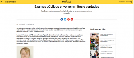 Exames públicos envolvem mitos e verdades