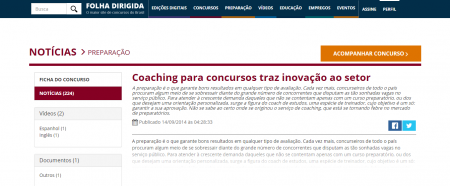 Coaching para concursos traz inovação ao setor