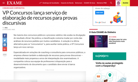 VP Concursos lança serviço de elaboração de recursos para provas discursivas