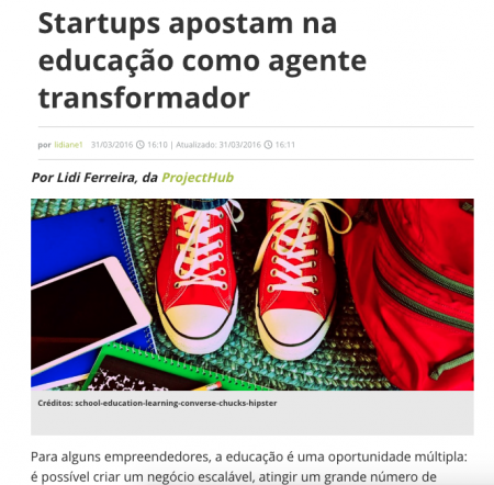 Startups apostam na educação como agente transformador