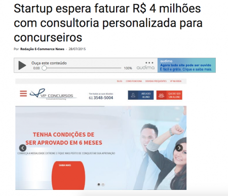 Startup espera faturar R$ 4 milhões com consultoria personalizada para concurseiros